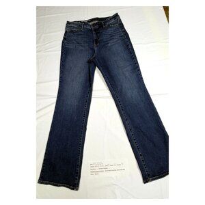 Talbots Curvy High Waist Barely Boot Jeans 14 Medium Wash